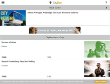 Tablet Screenshot of citybee.cz